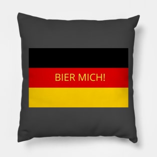 Beer Me in German!! Pillow