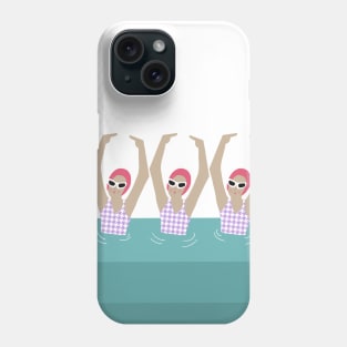 Artistic Swimmers Illustration Phone Case