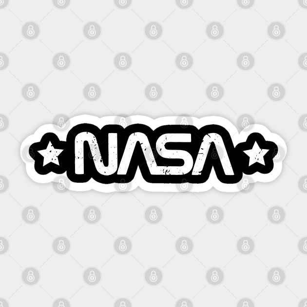 Nasa Old Logo Nasa Logo Sticker Teepublic