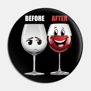 Wine Lovers Funny Gift Pin