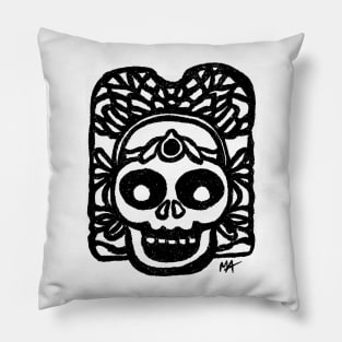 Azteca Catrina Pillow