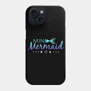 Mini mermaid Funny Graphic Girls T-Shirt Phone Case