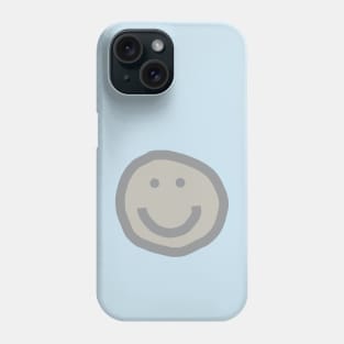 Lead Crystal Round Happy Face with Smile Phone Case