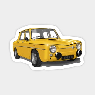 Renault R8 Gordini yellow Magnet