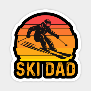 ski dad Magnet