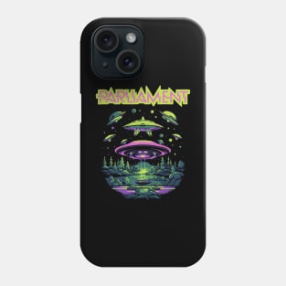 Parliament Funkadelic Retro Mothership UFO Rock Funk Throwback Phone Case