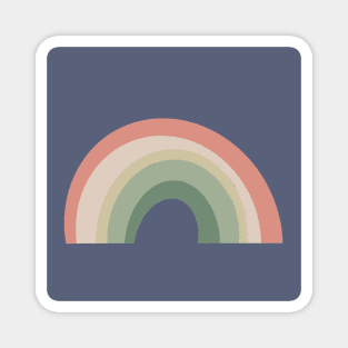 Retro Rainbow Pastel Magnet