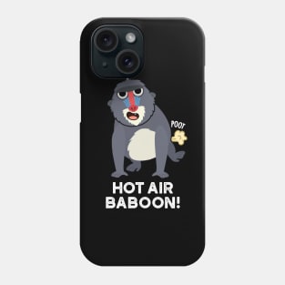 Hot Air Baboon Funny Farting Monkey Pun Phone Case