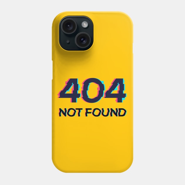 404 NOT FOUND Phone Case by Up Jacket