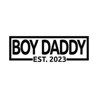 Boy Daddy Est. 2023 - Dad To Be - Pregnancy Announcement Gift For Men T-Shirt