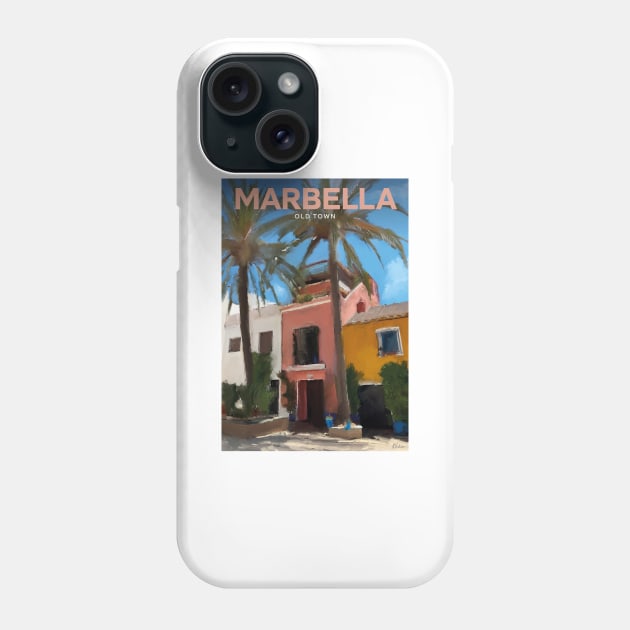 No.2 Marbella Old Town Andalusia Spain Phone Case by markvickers41