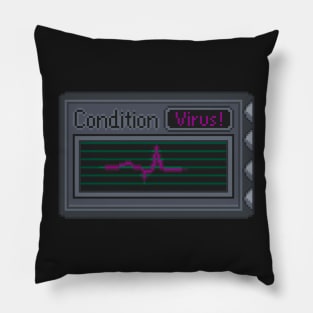 Resident Evil Virus Pixel Art Pillow