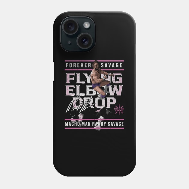 Macho Man Flying Elbow Drop Phone Case by MunMun_Design