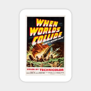 When Worlds Collide 1951 Retro Sci Fi Film Classic Movie Magnet