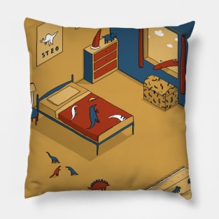 Dinosaur Bedroom Pillow