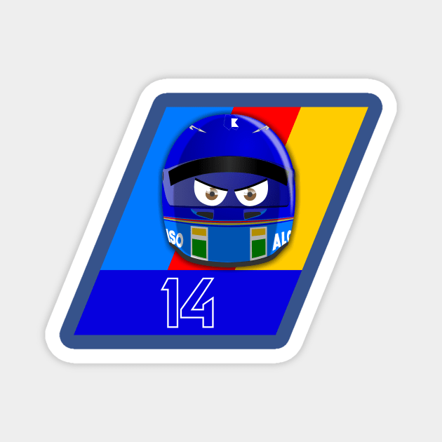 FERNANDO ALONSO 2018_1 Magnet by Cirebox