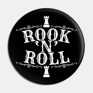 Rook 'n' roll - Chess Pin