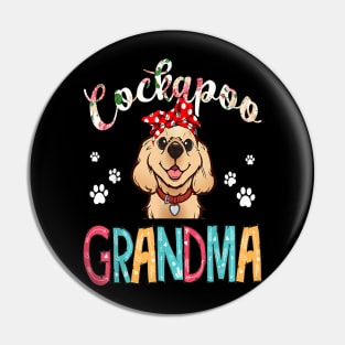 Cute Cockapoo Grandma Pin