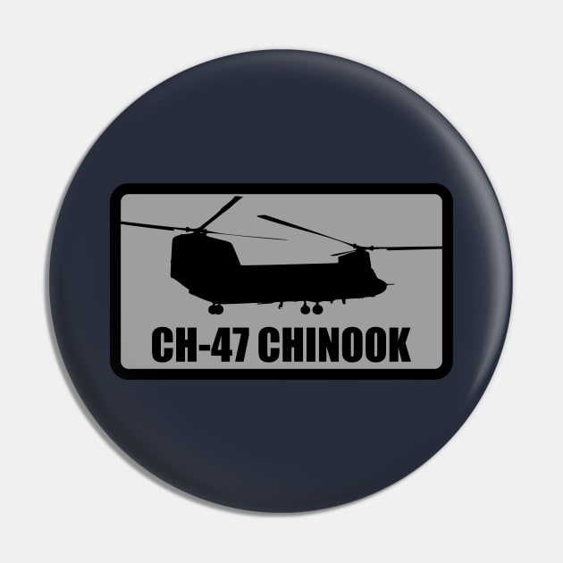 CH-47 Chinook Pin by Tailgunnerstudios