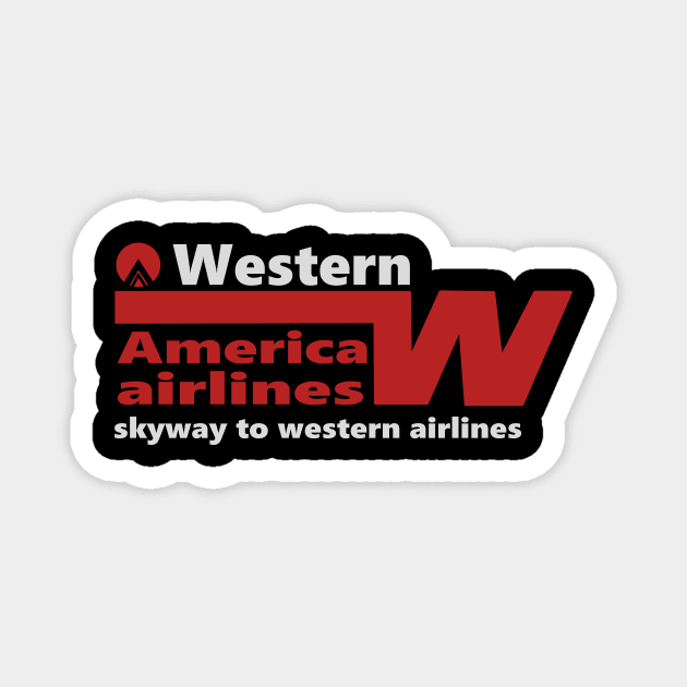 america western airlines Magnet by vender