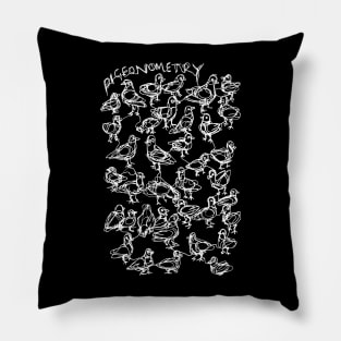 Pigeonometry - Aesop Rock - Illustrated Lyrics inverted Pillow