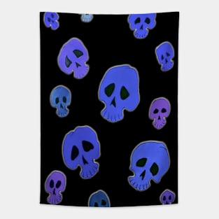 Spooky Skull 5 Tapestry