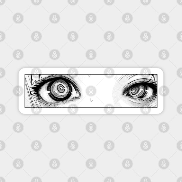 Lewd Hana Monochrome Eyes Magnet by cocorf