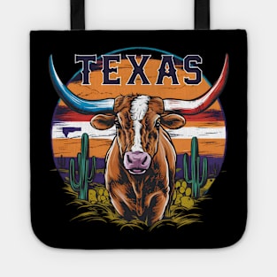 Texas Longhorn | T Shirt Design Tote