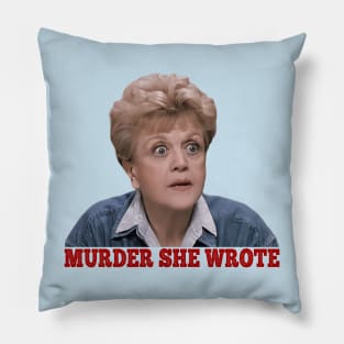 Murder She Wrote - Angela Lansbury - 80s Tv Show Pillow