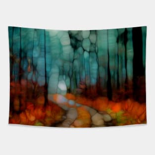 Autumn woods Tapestry