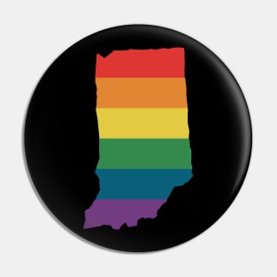 Indiana State Rainbow Pin
