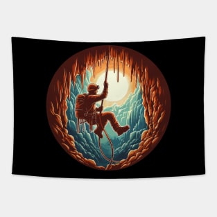 Retro Caving explore adventure Tapestry