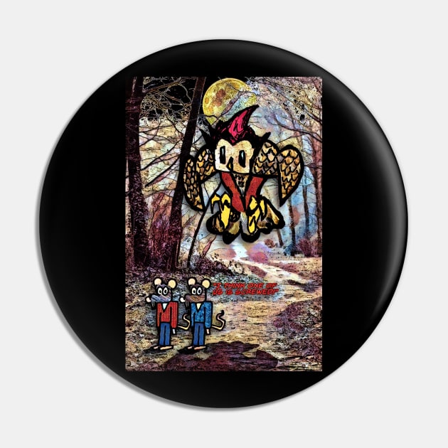 The Owl & The Mice Pin by ImpArtbyTorg