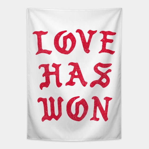 Love Has Won Tapestry by DankFutura