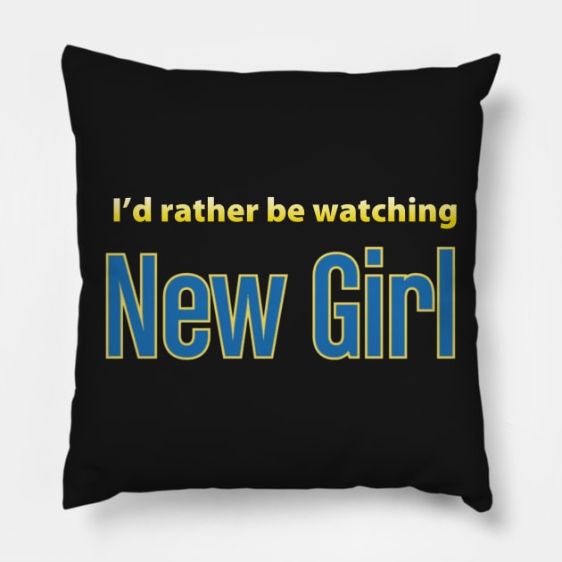 New Girl Pillow by marisaj4488