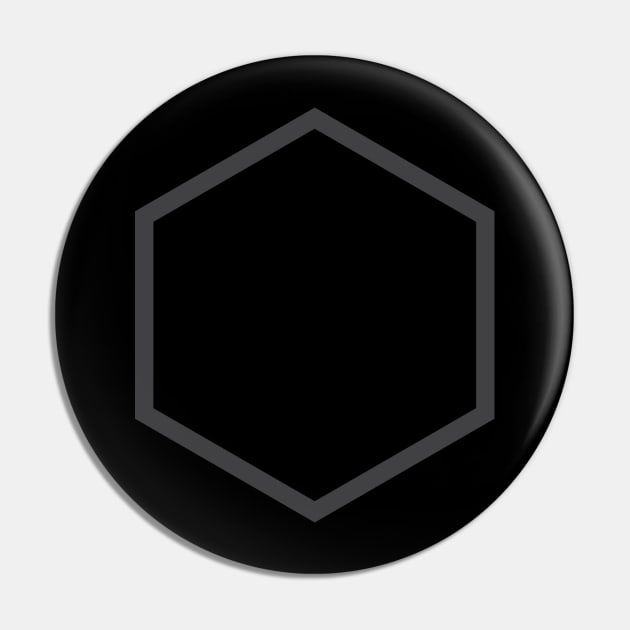 Hexagon Pin by Hornak Designs