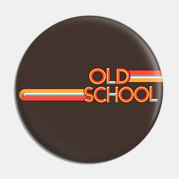 Retro Old School design Pin by AlondraHanley