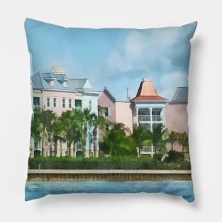 Caribbean - Leaving Paradise Island Pillow