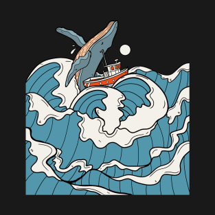 The choppy ocean waves T-Shirt