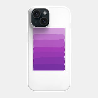 Purple Ombre Digital Art Phone Case