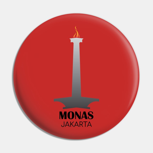 Monas - Jakarta 03 Pin by SanTees