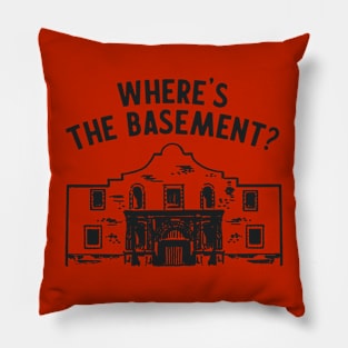 The Alamo Basement Pillow