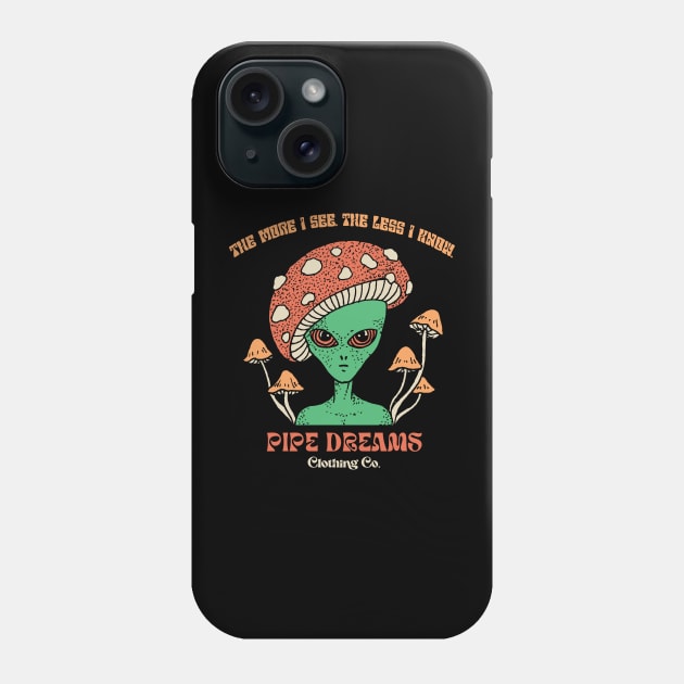 Alien Shroomhead Phone Case by Pipe Dreams Clothing Co.