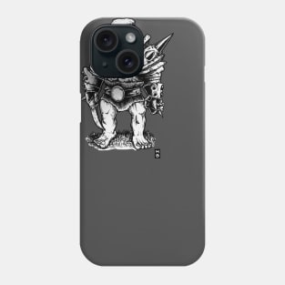 Fantasy Football Ogre B&W Phone Case