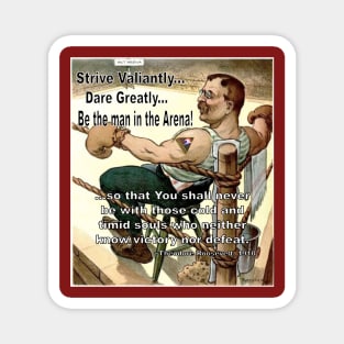 Man in the Arena Magnet