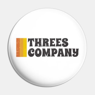 Vintage Threes Company Pin