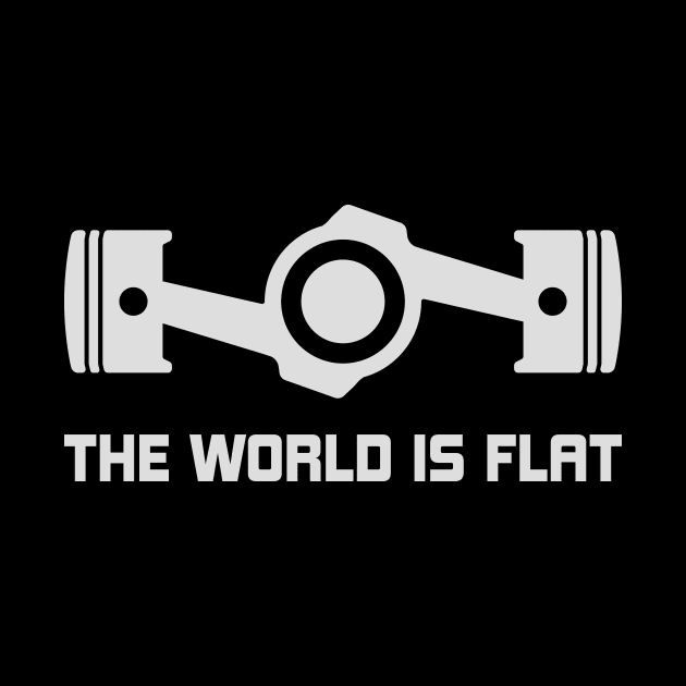 The World is Flat Subie Flat-4 Engine JDM Car by JDM-Rey