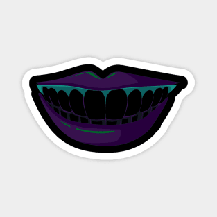 Black lips Halloween smile Vintage Gift Magnet