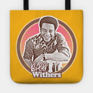 Bill Withers / Retro Aesthetic 70s Soul Fan Design Tote