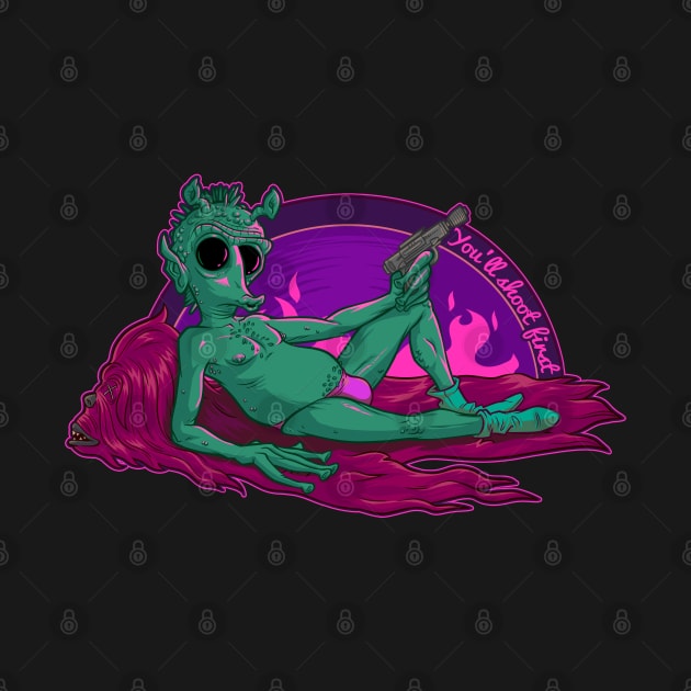 Greedo in a Speedo (Miami Nights Variant) by BeezleBubRoss